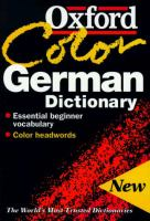 The_Oxford_color_German_dictionary
