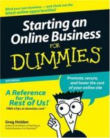 Starting_an_online_business_for_dummies