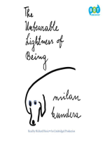 The unbearable lightness of being