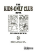 The_kids-only_club_book